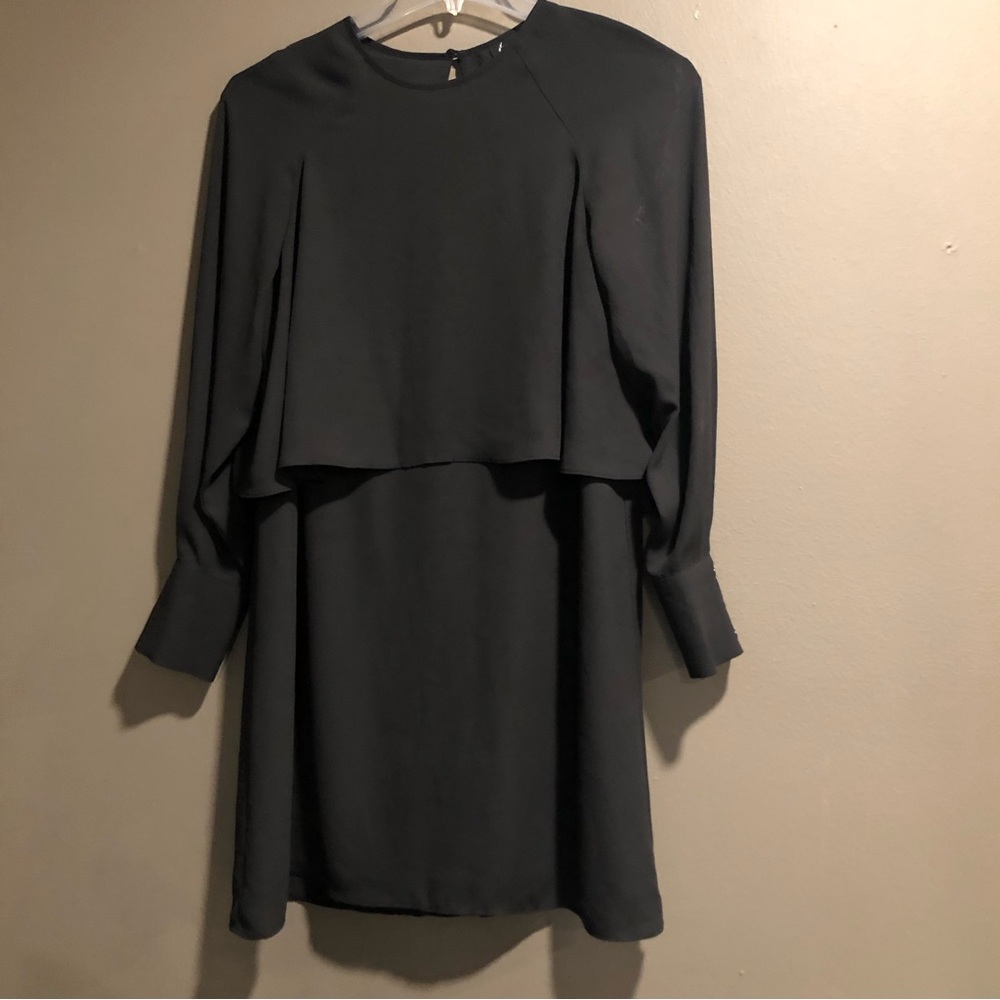 Who What Wear Layered Long Sleeves Dress Small